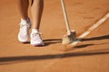 Tennis service Royalty Free Stock Photo