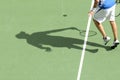 Tennis shadow 02 Royalty Free Stock Photo