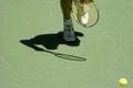 Tennis shadow 03a Royalty Free Stock Photo