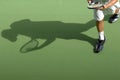 Tennis shadow Royalty Free Stock Photo