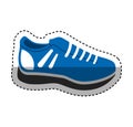 Tennis shoes isolated icon