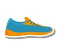 Tennis shoes sport isolated icon Royalty Free Stock Photo