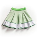 Tennis skirt isolated. Sport women's clothing. Clothes mockup