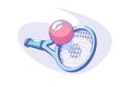 Tennis sport game