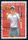 Tennis star: Justine Henin Hardenne, circa 2003