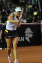Tennis woman in action