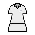 Tennis Woman Uniform Icon