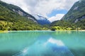 Tenno lake - Trentino, Italy Royalty Free Stock Photo