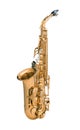 Tenor sax golden saxophone Royalty Free Stock Photo