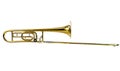 Tenor Trombone Vertical Royalty Free Stock Photo