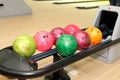 Tenpin Bowling Balls Royalty Free Stock Photo