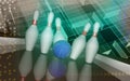 Tenpin and dollar boll Royalty Free Stock Photo