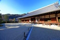 Tenryu-ji, a venerable Zen temple at Arashiyama, Susukinobabacho, Sagatenryuji, Ukyo Royalty Free Stock Photo