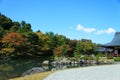 Tenryuji temple in Kyoto Royalty Free Stock Photo