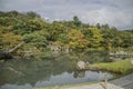 The Tenryuji Temple Zen Garden At Arashiyama Kyoto Japan Royalty Free Stock Photo