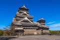 Tenshu of Kumamoto castle in kumamoto city, kyushu, japan