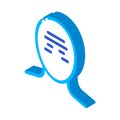 Tension Band Squeezing Head Headache isometric icon