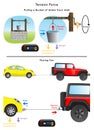 Tension Force Infographic Diagram with example