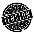 Tension rubber stamp