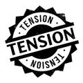 Tension rubber stamp