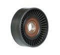 Tensioner roller of engine belt Royalty Free Stock Photo