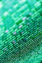 Tensorflow AI concept. Front-end applications in the color concept. Abstract program code on computer screen. Modern technologies Royalty Free Stock Photo
