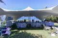 Tent Bedouin Chairs Wedding Ocean Venue Royalty Free Stock Photo