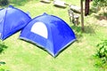 Tent blue