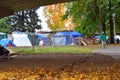 Tent camp at Occupy Eugene