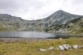 Tent camped near Lake Bucura, Retezat massif, Romania.