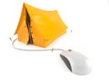 Tent with computer mouse