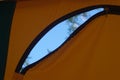 Tent door zip Royalty Free Stock Photo