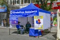 tent with help from the organisation anonymos Alcoholism in La Paz