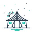 Mix icon for Tent, awning and canopy