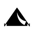 Camping tent icon vector png isolated on white background Royalty Free Stock Photo