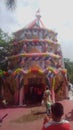 Tent of Indian festival of dusshera