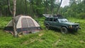 Camping in the Wilderness with Jeep Cherokee XJ