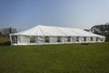 Tent Large White Royalty Free Stock Photo