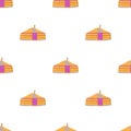 Tent in the Mongolian patterns.Mongolian tent.