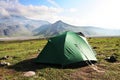 Tent in the mountain