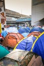 Tent protesters