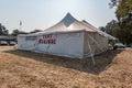 Tent revival at Praise Chapel in Yuba City Royalty Free Stock Photo