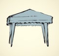 Tent. Vector drawing