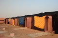 A tented camp near the dunes. Merzouga. Errachidia province. Morocco