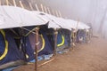 Tents On Acatenango Volcano Guatemala