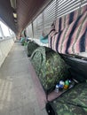 tents of Immigrants at US Mexico border