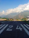 Tenzing-Hillary airport Lukla - Nepal, Himalayas