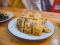 Teochew people Famous Breakfast Pickle turnip omlet in chinese restaurant