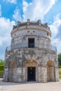 Teodorico Mausoleum in Italian town Ravenna