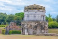 Teodorico Mausoleum in Italian town Ravenna